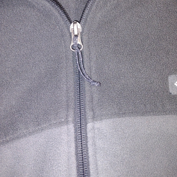 Men's gray Columbia fleece jacket size xl - Picture 3 of 8